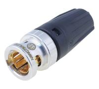 Conector NBNC75BLP7 BNC blindado macho, con protección contra dobleces recto ...