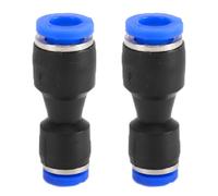 Conector neumático 2 piezas codo/recto/tipo Y/tipo T/tubo de aire reductor para conexión rápida de tuberías de aire, herramientas neumáticas (ajuste reductor de 6 mm a 4 mm)