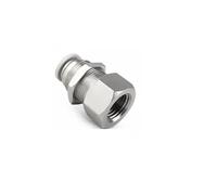 Conector neumático de aire a presión, color blanco, for tubo OD a rosca PMF de 4, 6, 8, 10 y 12 mm, 1/8", 1/4", 3/8" y 1/2", 1 unidad(8-03(8mm-3l8))