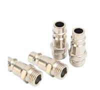 Conector neumático de aire de conexión rápida, rosca externa de 1/4 de pulgada, conector de conexión rápida, accesorios for sistemas de compresores(10PCS)