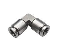 Conector Neumático De Metal Acero Inoxidable PV304, Codo 4, 6mm, 8mm, 10mm, 12mm, Aire Liberación Rápida 90 Grados(PV-12)