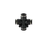 Conector neumático de tubería con acoplamiento rápido de 4 mm, 6 mm, 8 mm, 10 mm y 12 mm(PZA,6MM)