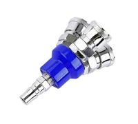 Conector neumático for compresor de aire SMV, redondo, bidireccional, SMY, redondo, de tres vías, rosca interna, conector rápido, herramienta neumática, 1 ud.(Round three-way)