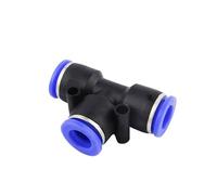 Conector neumático for tubo, conector de aire, accesorios de liberación rápida, manguera de empuje de agua, conectores de plástico 4/6/8/10/12/14mm PU PY(PE,14mm)