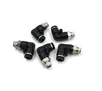 Conector neumático PC/PCF/SL/PL, rosca de 4mm, 6mm, 1/8 ", 1/4, 3/8, 1/2", accesorios for mangueras, 1 Uds.(4-M5,PC)