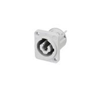 Conector Neutrik NAC3MPXXB PowerCON 2+PE 20A Montaje Vertical Gris