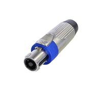 Conector Neutrik NLT4FXX Speakon De 4 Pines Azul Níquel Robusto Para Exteriores