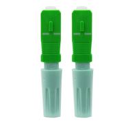 Conector Óptico Monomodo SC/SM de 100 Piezas, Herramienta FTTH, Conector Rápido de Fibra Óptica SC/UPC, Conector Rápido APC.