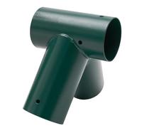 Conector oscilante 100°, pieza de conexión de 100 mm de diámetro de chapa de acero pulverizada para columpio de jardín, forma triangular estable en forma de A con orificios de montaje de 10 mm de