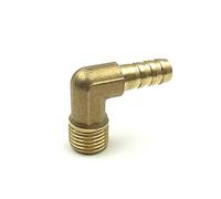 Conector Pagoda de 1 pieza conector de lengüeta de manguera de 8 Mm, rosca de cola de manguera 1/8 1/4 3/8 rosca de 1/2 pulgadas (PT) accesorios de tubería de agua de latón(PL,1/2")