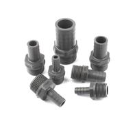 Conector pagoda de rosca macho de 1/2", 3/4" y 1" a 8-30 mm. Conector for tubería de agua blanda. Accesorios de UPVC. Piezas for manguera de riego.(1l2 Inch-16mm)