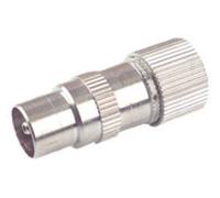 Conector pal-tv 100% blindado hembra electro dh. color metálico 10.54