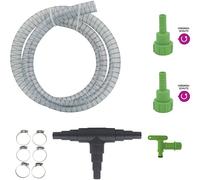 Conector para depósito IBC, juego para 2 depósitos L x A x H 400 x 300 x 70 mm