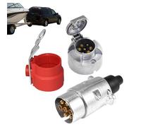 Conector para eléctrico de remolque, kit de conexión de cableado | Reemplazo lado del vehículo, toma de enchufe para enganche de remolque de camión