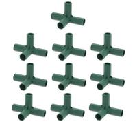 Conector para Estructuras de Jardín | 5 Tipos Resistentes - Accesorios de PVC para Invernadero - para Huertos, Porches, Patios, Emparrados de Uva, Toldos y Flores