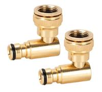 Conector para Manguera - 2 Piezas Giratorias 360 Grados,Conector Multiusos De Grifo | Para Hidrolimpiadoras, Lavado De Coches, Limpieza Del Hogar, Riego Jardín Y Baño De Mascotas