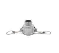 Conector para manguera de jardín, Adaptador de desconexión rápida Camlock de acero inoxidable, hembra, macho, for manguera, bomba, elaboración casera, varios tamaños(B Type,1-1/2")