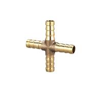 conector para mangueras, Conector de accesorios, tubo cobre for aire, combustible y agua, conector latón for tubería púas, adaptador acoplamiento for 4 mm, 5, 6, 8, 10 12(Bt 4f,OD 16MM)