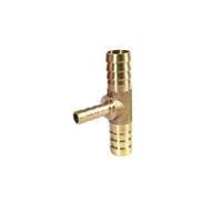 conector para mangueras, Conector reductor de púas latón for manguera 4 mm, 5, 6, 10, 12, 14 y 16(12 6 12mm OD)