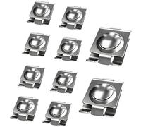 Conector para postes de valla | 10 piezas acero inoxidable | Conectores De Esquina Para Valla De Alta Resistencia | Para Propietarios Jardineros Gallineros Contenedores De Compost