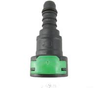 Conector para rápido Combustible 45 Grados para Filtros Conector | Plástico negro , conexión rápida, para varios modelos, evita fugas, para fácil montaje(Straight)