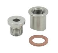 conector para sensor oxígeno 50 sensores de oxígeno O2 | Adaptador de acero inoxidable Rosca M12*1,25 M18*1,5(M18X1.5 one set)