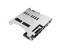 Conector para tarjetas de memoria Micro SD Push Push, Normaly open, SMT, perfil de 1,95 mm, No Peg, SKU MEM2052-00-195-00-A
