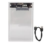 Conector para unidades SATA, carcasa externa transparente para disco duro SSD con interfaz SATA USB 3.0 de 2,5 pulgadas, amplía el espacio del disco