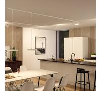 Conector Paulmann URail L, blanco señal, metal