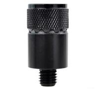Conector Pesca Alarmas Mordida Hilo Británico 3/8 | Imán para fuerte, para rápido, aluminio , negro mate, ideal carpa