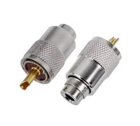 Conector PL-259 (1 unidad, 5 unidades o 10 unidades), conector macho de soldadura UHF PL-259 for cable coaxial LMR-400 RG-8.(1PCS)