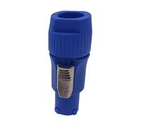 Conector PowerCon for luz de Escenario LED, 20 A, Cable Speak-ON, 250 V, 3 Pines, 1 Unidad(Blue-Blue Body)