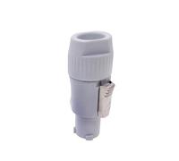 Conector PowerCon for luz de Escenario LED, 20 A, Cable Speak-ON, 250 V, 3 Pines, 1 Unidad(Gray-Gray Body)