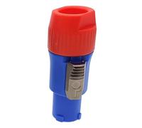 Conector PowerCon for luz de Escenario LED, 20 A, Cable Speak-ON, 250 V, 3 Pines, 1 Unidad(Orange-Blue Body)