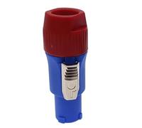 Conector PowerCon for luz de Escenario LED, 20 A, Cable Speak-ON, 250 V, 3 Pines, 1 Unidad(Red-Blue Body)