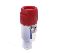 Conector PowerCon for luz de Escenario LED, 20 A, Cable Speak-ON, 250 V, 3 Pines, 1 Unidad(Red-Gray Body)