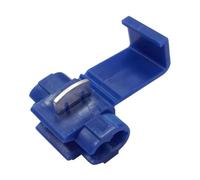 Conector rápido azul 1.00-2.50mm, permite conexiones fáciles y seguras en electrónica y electricidad, ideal para reparaciones y montaje.