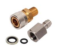 Conector Rápido BSPP de 1/8, Acoplador de Enchufe Hembra de Carga de Desconexión Rápida, con Acero Inoxidable Resistente, para Paintball o Pistola de Aire PCP