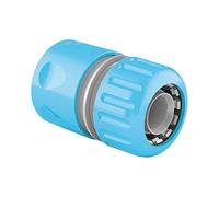 Conector rápido Cellfast: elementos de sujeción de acero inoxidable IDEAL™ flow 1», conexión de 2 extremos de manguera, plástico ABS, 57-027, gris