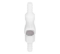 Conector rápido Conector de cerveza de plástico de grado alimenticio con conector de tubo de cierre, púa de 1/4 de pulgada para sistemas de gas, líneas de producción de cerveza,