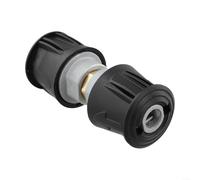 Conector rápido de aluminio para Kärcher K-Series, extensión de manguera de agua de 8-9 mm, unión grande, acoplamiento fiable para lavadora de autos