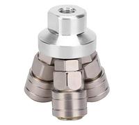 Conector rápido de componente neumático cromado hembra de 3 vías G1/4 C tipo SMV para herramientas neumáticas