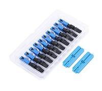 Conector Rápido de Fibra Óptica SC, 100 Piezas, Modo Único, 2.0x3.0mm - Fácil Instalación, Alta Fiabilidad, para Redes FTTH y LAN Ópticas