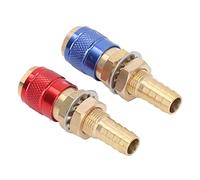 Conector rápido de gas de agua, artesanía exquisita Adaptador de gas refrigerado por agua estable portátil con enchufe para MIG para PTA 10 mm