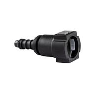 Conector rápido de línea de combustible curva de 9,89 ID 6, accesorios para tuberías de autopartes, accesorio para filtro de gasolina y combustible(WHITE)