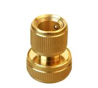 Conector rápido de manguera de jardín de latón, adaptador de grifo de tubería de agua for juntas de reparación de tubo de irrigación de 1/2 "3/4" 3/8 "1/4"(E)