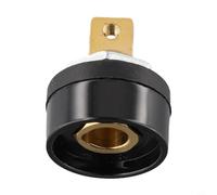 Conector rápido de placa trasera de una sola placa DKJ Series mango de soldadura acoplamiento rápido para equipos de soldadura industrial, dorado y negro (C)