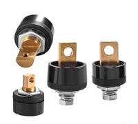 Conector rápido de placa única diseñado para adaptarse a las normas europeas de placa trasera DKJ10-25 35-50 para soldadura (B)