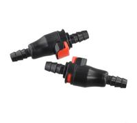 Conector rápido de repuesto para vejigas de hidratación, juego de 2 bolsas de agua de tubo de 1/4 pulgadas, diseño de fugas para senderismo y camping