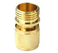 Conector rápido de rosca externa/interna latón 3/4 ", utilizado for adaptador manguera grifo jardín, accesorios reemplazo tuberías riego doméstico(USA-1PCS- Male)